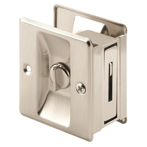 Prime-Line Lock Pocket Door Satin Nickel N 7239